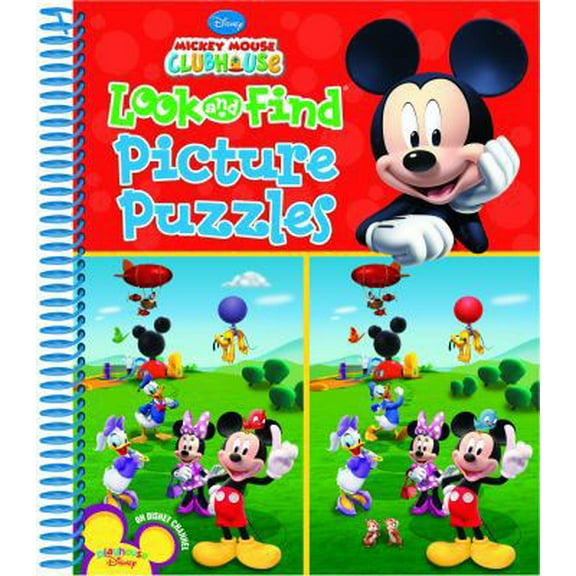 Pre-Owned Mickey Mouse Clubhouse Look and Find Picture Puzzles Mickey Mouse (Paperback) 1605531294 9781605531298