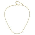 thumbnail image 4 of 14K Yellow Gold Spiga Wheat Chain Styles Necklace Adjustable 1.4 mm 30 inch 1.35, 4 of 6