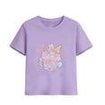 thumbnail image 4 of Shadoumai 5t Girls Shirts Letter Graphic Print Cowl Neck Shirt Short Sleeve T Shirt Fashion Cool Oversized Tees Tee for Boys & Girls, 4 of 4