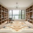 thumbnail image 2 of ODIKA 3'x5' Machine Washable Non-Slip Area Rug, Southwestern Beige High Traffic Rug, Beige, 1085646, 2 of 7