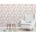 thumbnail image 2 of Fine Decor Arken Rose Gold Geometric Paste The Wall Non Woven Wallpaper, 20.5-in by 33-ft, 56.4 sq. ft., 2 of 3
