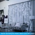 thumbnail image 2 of 320 LED 9.8FT × 9.8FT Window Curtain String Light, 8 Modes, Wedding String Lights Decorations for Christmas Party Home Bedroom, Daylight, 2 of 4
