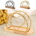 thumbnail image 1 of Sentmoon Tissue Box Tissue Box Cover Table Napkin Rack Modern Metal Napkin Rack for Kitchen Tables and Countertops Cocktail Napkin Rack for Indoor and Outdoor Use, 1 of 7