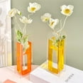 thumbnail image 4 of Nordic Style Bright Color Flower Vases Translucent Acrylic Vase Floral Container Vase Flower Decoration Home Birthday Gift, 4 of 4