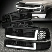 Nuvision for 99-02 Chevy Silverado 1500 2500 HD 3500 LED DRL Headlight Bumper Signal Lamp