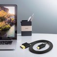 thumbnail image 1 of HDMI-Compatible To HDMI-Compatible Cord HDMI-Compatible Wire Male-Male Adapter Cable Ultra Soft & Thin for HDTV Laptop Projector, 1 of 9
