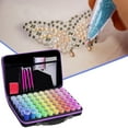 thumbnail image 5 of kkbbma under $5 Diamonds Paintings Tools, Diamonds Paintings Storage Box with 60 Bottles, DIY Diamond Art Storage Organizer with Tools, Diamonds Paintings Tools Kit with Containers, 5 of 6