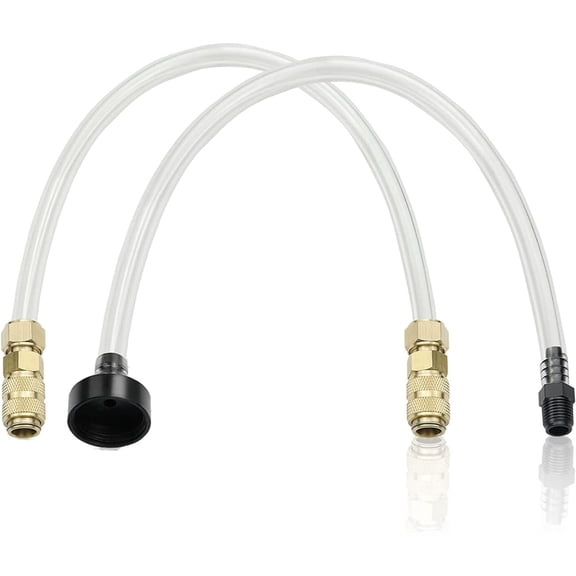 2Pcs Boat Hydraulic Steering Bleed & Fill Pack Accessories, Leak‑Free Quick‑Connect Fittings for Marine Steering Bleed Systems