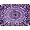 thumbnail image 1 of Ahgly Company Machine Washable Indoor Rectangle Transitional Dark Purple Area Rugs, 7' x 10', 1 of 7