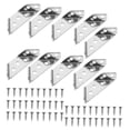 thumbnail image 4 of HINTRMENT Lot de 5 Vis Incluses Connecteurs d'Angle Angle 90 Degrés 6.50X3.00X2.10CM, 4 of 8