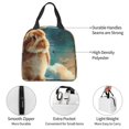 thumbnail image 4 of Easygdp Starry Sky Cloud Cute Rabbit Bolsa Térmica Premium - Tela Oxford Impermeable, Gran Capacidad, Bolsillo Frontal, Unisex para Trabajo, Escuela, Actividades al Aire Libre y Picnics, 4 of 8