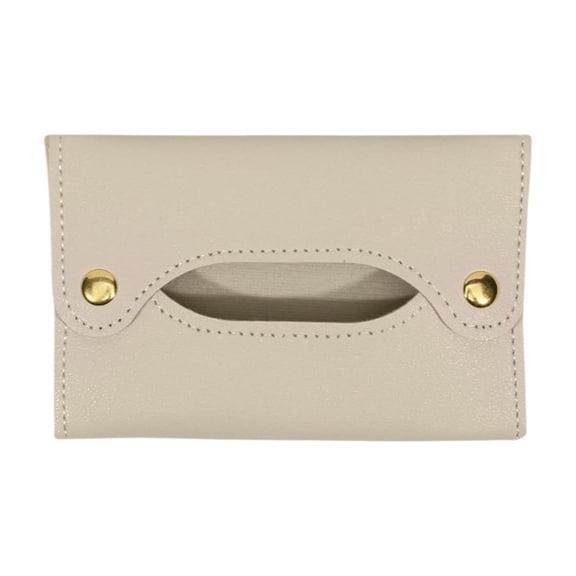 Pocket Tissues Holder,Snap‑Closure Reusable Foldable Lightweight Design for Automobile Bathroom Livingroom