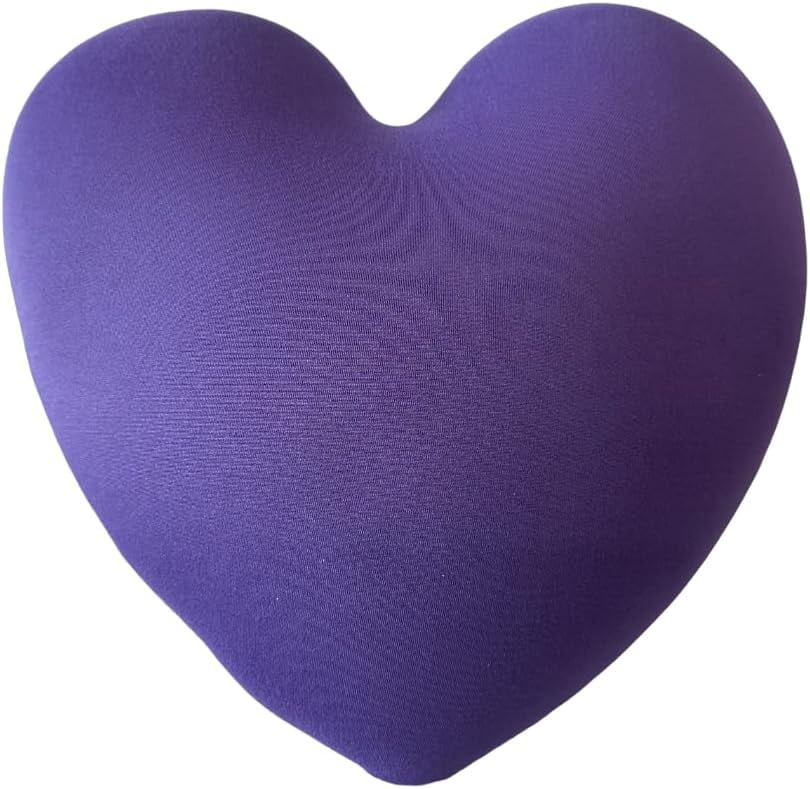 Heart Shaped Microbead Decorative Throw Pillow, Chair Cushion, Post