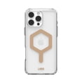 thumbnail image 2 of UAG iPhone 16 Pro Max Case 6.9" Plyo - Compatible with MagSafe Charging Rugged Slim Anti-Yellowing Transparent Clear Shockproof Military Grade Protective Cover, Ice/Gold, 2 of 6