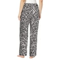 thumbnail image 3 of Balery Weave Geometric print Women's Pajama Pants,Ultra Lightweight Pjs,Lounge Pant-X-Large, 3 of 9