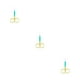 thumbnail image 3 of Soidarity Pinzas para cutículas de uñas, tijeras de acero inoxidable, galvanoplastia, impermeables, de mano, accesorio para el hogar, Spray verde dorado Type1 NO1 Soidarity  CBP288410, 3 of 6
