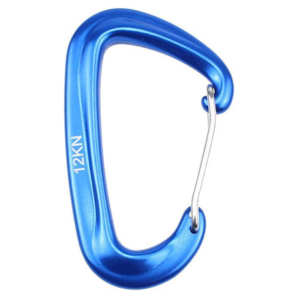 1pc Outdoor Camping Hiking Aluminum Keyring Carabiner D-ring Key Chain Clip K7L8