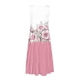 thumbnail image 4 of T-Shirt à Manches Longues pour Femmes Seductiva Rabais de 50 % Liquidation Robes d'Été pour Femmes Grande Taille Robe de Plage Décontractée Robes Soleil Aguichant Robe Sans Manches Robes Midi Fluides, 4 of 5