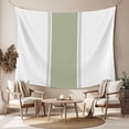 thumbnail image 2 of Sage Green Striped Tapestry for Bedroom Wall Hanging Tapestry, Modern Geometric Abstract Art Ceiling Backdrop Tapestries Poster Blanket Wall Decor for Teens Room Living Room Dorm 59" x 79", 2 of 8