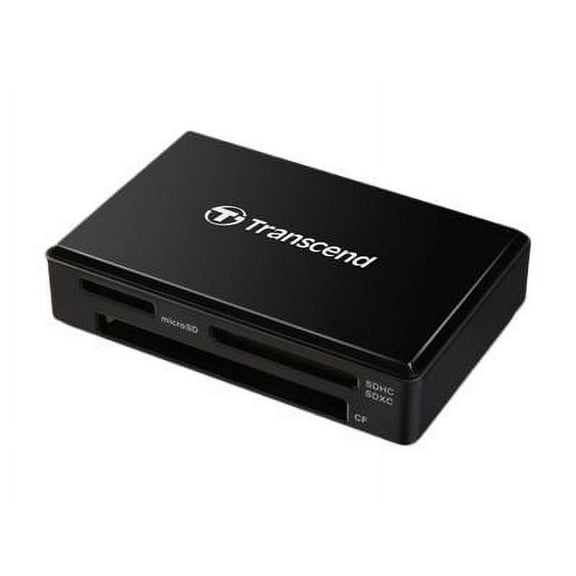 Transcend Flash Reader - SD, microSD, CompactFlash, SDHC, SDXC, microSDHC, microSDXC, TransFlash - USB 3.1