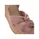 thumbnail image 4 of Sandalias de tacón corrido y plataforma con diseño de nudo y correa ajustable de unicolor para mujer, 4 of 5