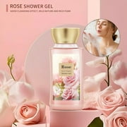 Bodybeau Bath and Body Set 4PCS Rose Scent,with Shower Gel, Body Mist,Body Scrub and Body Lotion