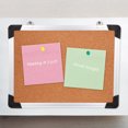 thumbnail image 2 of FENGGUIQU 2 Sets Rectangular Cork Bulletin Boards for Office Home School Secure Photos Messages, 2 of 6
