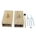 thumbnail image 2 of 2pcs Physique Acoustique Expérience Instrument Résonance Diapason, 2 of 8