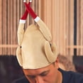 thumbnail image 3 of Sombrero de pavo Sunnimix Novedad Creativa Felpa Sombrero de pavo, 3 of 8