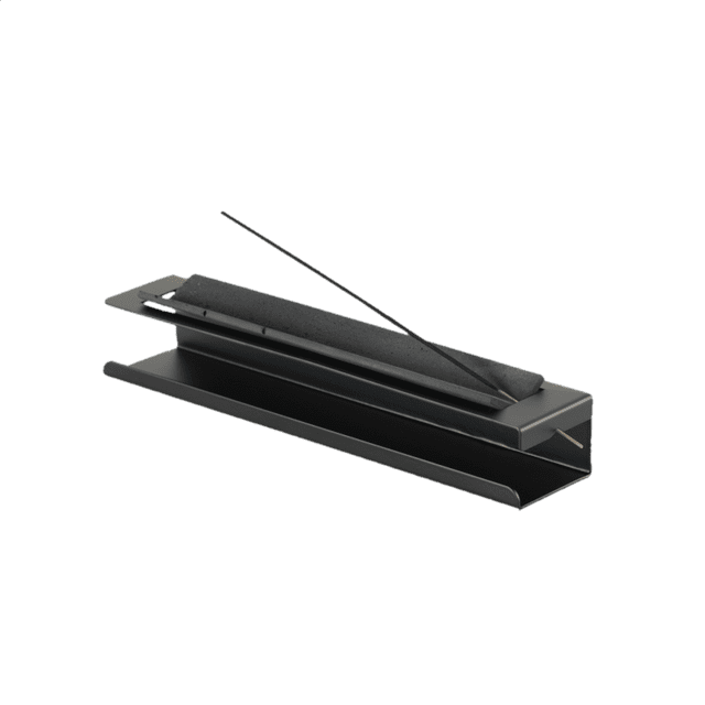 Incensario Decorativo Alt Function Negro con charola para ceniza