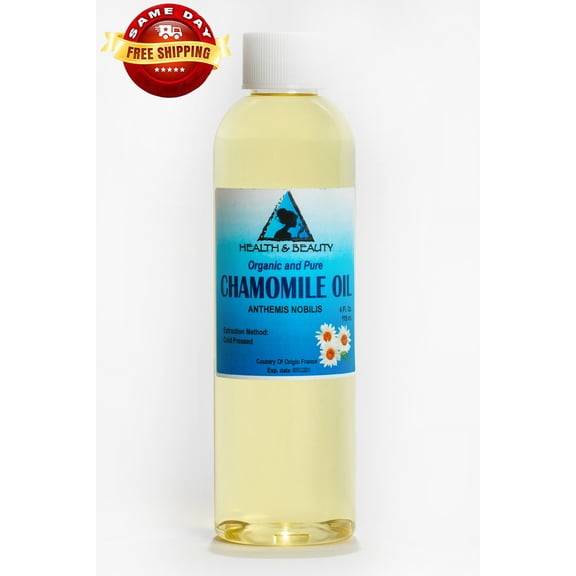 Chamomile Oil Organic Carrier Cold Pressed Premium Natural Fresh 100% Pure 4 oz