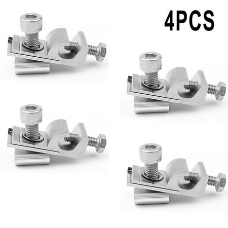 

BCLONG Solar Panel Mounting Bracket Clamps Ground Lugs Fasteners Photovoltaic Support