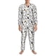 thumbnail image 3 of Balery Cute Penguins Pijama para Hombre de Dos Piezas con Manga Larga, Conjunto de Dormir y Descanso Suave con Bolsillos-Small, 3 of 7