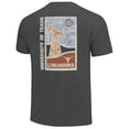 thumbnail image 3 of Men's Graphite Texas Longhorns Comfort Colors Distressed Graphics Minimal Vista T-Shirt, 3 of 3