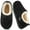 Black, variant on Ecetana Womens Slippers Indoor Shoes with Memory Foam Warm Plush Fleece Lined House Slipper Home Shoe