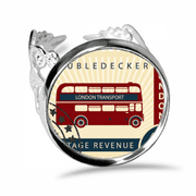 London Doubledecker Stamp England Britain UK Ring Adjustable Love Wedding Engagement
