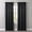 Black, variant on BrylaneHome BH Studio Room-Darkening Rod-Pocket Panel