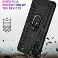 thumbnail image 6 of Compatible with Samsung Galaxy A56 5G Protective Case,Heavy Duty Shockproof Armor Phone Case with 360° Rotating Metal Ring Holder Kickstand Military Grade Protection Rugged Cover,Black, 6 of 7