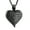 Black, variant on Heart Cremation Jewelry for Ashes Pendant - Angel Wings Heart Urn Necklace with Mini Keepsake Urn Memorial Ash Jewelry For Women Men Mom for Love Ones
