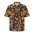 thumbnail image 7 of Yieetim Hawaiian Shirts For Men, Summer Short Sleeve Small V-Neck Button Down , Quickly Dry Vintage Print Short Sleeve Shirts, Tropical Holiday Beach Stylish, Board Shirts For Surfing M, 7 of 7