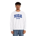 thumbnail image 5 of Riga Latvia Sweatshirt Gifts Crew Neck Shirt Long Sleeve Unisex, 5 of 7