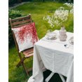 thumbnail image 5 of Waterproof Outdoor Throw Pillows with Inserts 18"x18", Red Eucalyptus Leaves Soft Decorative Pillowcases for Couch Bedroom, Spring Botanical Pillow Covers for Sofa Living Room, 5 of 8
