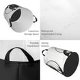 thumbnail image 4 of PAYOHTO Foldable Laundry Room Hamper Bucket Waterproof Bathroom Basket for College Student Living Room Storage Pillows Blankets Wolf Vector, 4 of 8