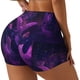 thumbnail image 1 of Fotbe Purple Starry Sky Antelope Shorts Sin Costuras – Shorts Deportivos de Cintura Alta para Mujer, Elásticos para Gimnasio, Yoga, Running o Ciclismo-Large, 1 of 8