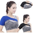 thumbnail image 3 of Shoulder Protector, Adjustable Back Protect Breathable Gym Sports Care Single Shoulder Support Back Pads Bandage for Relieve Shoulders Pain (Color : Black), 3 of 7