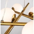 thumbnail image 2 of AC11976BR Artcraft Lighting Modena - 6 Light Chandelier-6 Inches Tall and 28 Inches Wide, 2 of 9
