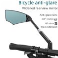thumbnail image 4 of Unisex Adjustable Bike Rearview Mirror for Mountain Biking - Shock-Resistant, Reflective Safety Gear with Customizable Positioning for Enhanced Night Visibility and Comfortable Riding Experience, 4 of 6