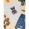 thumbnail image 3 of Fashion Bear Cool Boy T-Shirt Women -Image by Shutterstock, Female x-Large, 3 of 4
