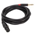 thumbnail image 1 of Cable De Micrófono, Blindaje Multicapa Profesional XLR Hembra A Cable De 1/4 Pulgada Y 6,35 Mm Para Computadora Para Micrófono Para Presentaciones En Vivo Para Cine En Casa, 1 of 8