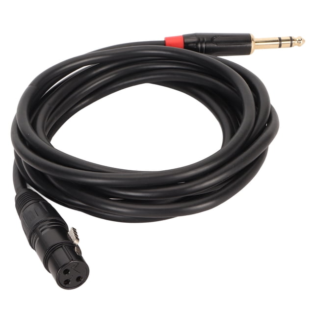Cable De Micrófono, Blindaje Multicapa Profesional XLR Hembra A Cable De 1/4 Pulgada Y 6,35 Mm Para Computadora Para Micrófono Para Presentaciones En Vivo Para Cine En Casa